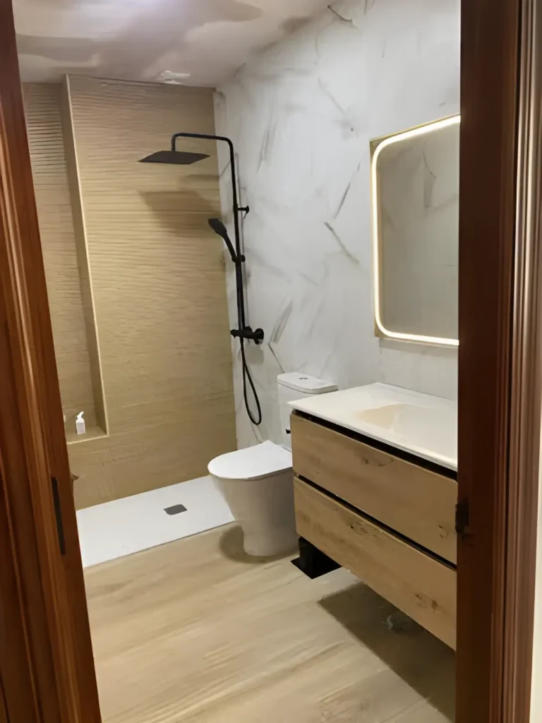 Reforma completa de baño realizada en Móstoles